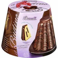 Panettone relleno de crema de chocolate Bauli IL Budino 750 g