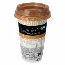 Café latte macchiatto Carrefour sin gluten 250 ml.