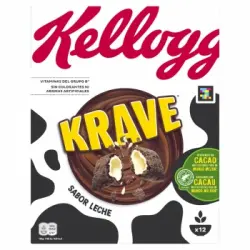 Cereales de cacao rellenos de crema de leche Kellogg's Krave 375 g.