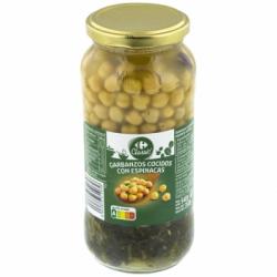 Garbanzos con espinacas Classic Carrefour 350 g.