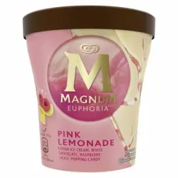 Helado de pink lemonade Euphoria Magnum 440 ml.