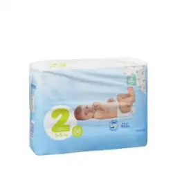 Pañales bebé talla 2 de 3-6 kg Deliplus