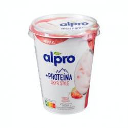 Postre de soja Alpro Skyr Style sabor fresa Bote 0.4 kg