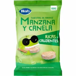 Snack tortita de manzana Hero Kids sin gluten 40 g.