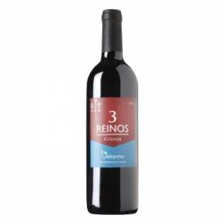 Vino D.O. Valdepeñas tinto crianza Tres Reinos 75 cl.