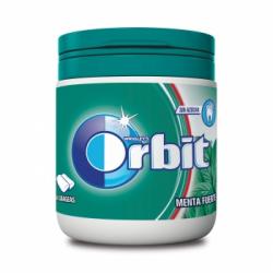 Chicles de menta fuerte sin azúcar Orbit 84 g.