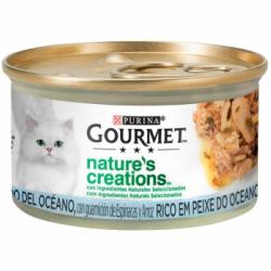 Comida húmeda pescado del océano para gato adulto Purina Gourmet Nature's Creations 85 g