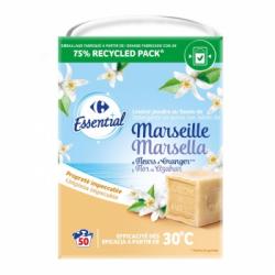 Detergente en polvo jabón de Marsella Carrefour Essential 50 lavados.