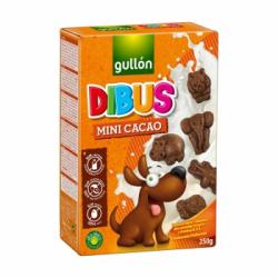 Galletas de chocolate mini Dibus Gullón sin lactosa 250 g.