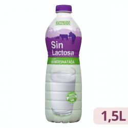 Leche semidesnatada sin lactosa Hacendado Botella 1.5 L