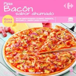 Pizza de bacon Carrefour 315 g.