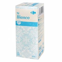 Té blanco en bolsitas Carrefour 30 ud.