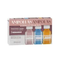 Ampollas capilares concentradas Deliplus tratamiento de reparación molecular