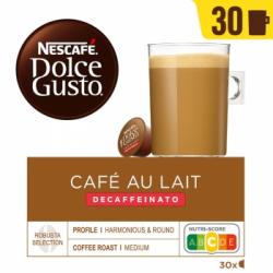 Café con Leche Descafeinado en Cápsulas Dolce Gusto Nescafé 30 ud.