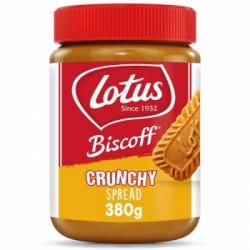 Crema de galletas crunchy Lotus Biscoff 380 g.