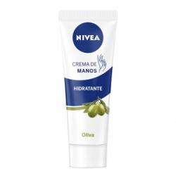 Crema de manos hidratante aceite de oliva Nivea 100 ml.