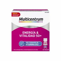 Energía & Vitalidad 50+ con vitamina B12 Multicentrum 30 ud.