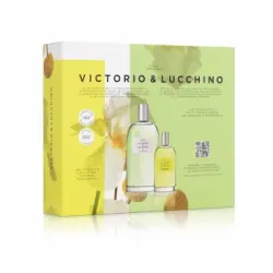 Estuche Victorio & Lucchino Aguas Femeninas: Aguas Florales no 3 iris luminoso 150 ml y Aguas Frutales no 18 vitamina cítrica 30 ml.