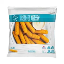 Fingers de merluza Hacendado ultracongelados
