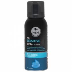 Gel de afeitado piel sensible Carrefour Men 75 ml.