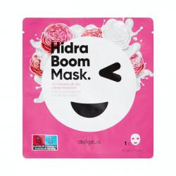 Mascarilla facial Hidra Boom Mask Deliplus con Camelias de Jeju y ácido hialurónico Paquete 1 ud