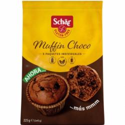 Muffin de chocolate Schär sin gluten sin lactosa 225 g.