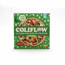 Pizza con verduras Coliflow 415 g.