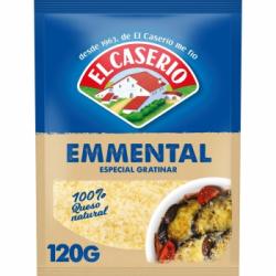 Queso rallado emmental El Caserío 120 g.