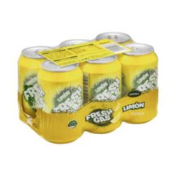 Refresco de limón Hacendado fresh gas 6 latas X 330 ml