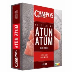 Solomillo de atún congelado Campos 225 g.