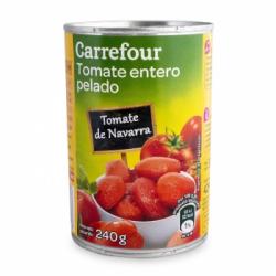Tomate natural pelado Carrefour 240 g.