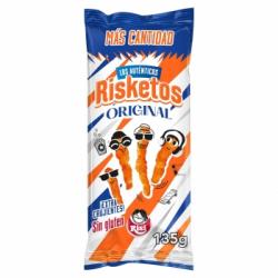 Aperitivo de maíz sabor queso Risketos Risi sin gluten 135 g.