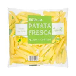 Patata fresca para freír pelada y cortada Paquete 0.5 kg