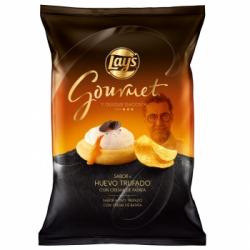 Patatas fritas sabor huevo trufado con crema de patatas Gourmet Lay's 150 g.