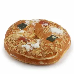 Roscón de Reyes mediano relleno de Nata y Crema Carrefour Extra 1 kg
