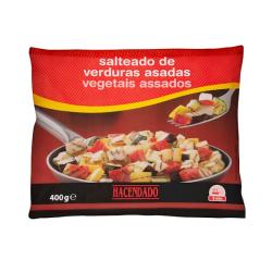 Salteado de verduras asadas Hacendado ultracongeladas Paquete 0.4 kg