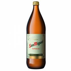 Cerveza San Miguel Especial botella 1 l.