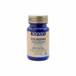 Colágeno + ácido hialurónico en cápsulas Sanon 60 ud.