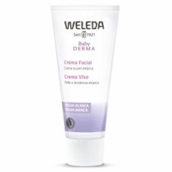 Crema facial calma la piel atópica malva blanca ecológico baby derma Weleda 50 ml.