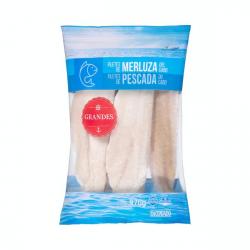 Filetes de merluza grandes sin piel Hacendado ultracongelados Paquete  kg