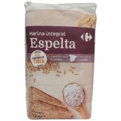 Harina de espelta integral Carrefour 1 kg.