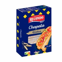 Pan de chapata rústica Recondo 180 g.
