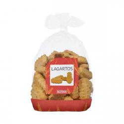 Pastas Lagartos con sabor a limón Hacendado Paquete 0.5 kg