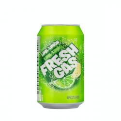 Refresco lima limón Hacendado fresh gas Lata 330 ml