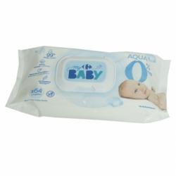 Toallitas para bebé sin perfume Carrefour Baby 64 ud.
