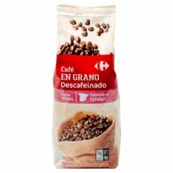 Café grano descafeinado Carrefour 500 g.