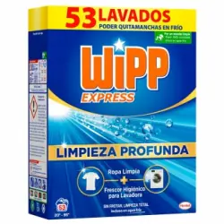 Detergente en cápsulas 4 en 1 limpieza profunda plus frescor activo Discs Wipp  Express 10 ud.