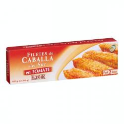 Filetes de caballa del sur en tomate Hacendado 2 latas X 0.065 kg