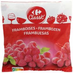 Frambuesas Carrefour Classic ́ 500 g.