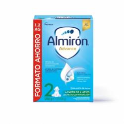 Leche infantil de continuación desde 6 meses en polvo Almirón Advance 2 1200 g.